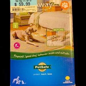 Pawz Away Static Correction Collar/Pet Barrier NIB